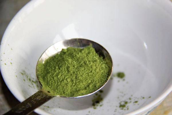 抹茶布丁步骤1