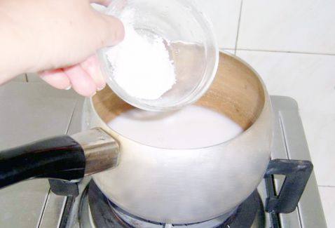 百合椰奶布丁步骤4