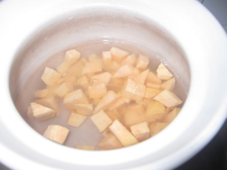 红薯玉米面羹步骤4