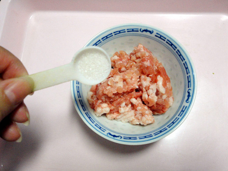 芋艿毛豆肉沫羹步骤4
