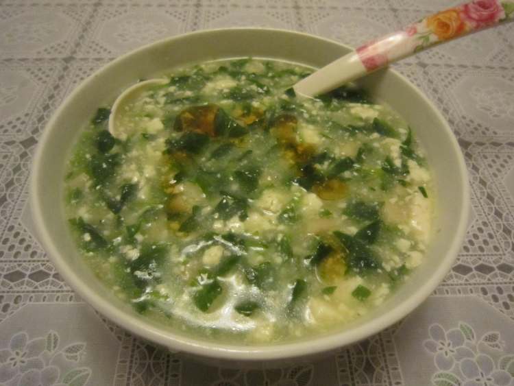 翡翠豆腐羹步骤10