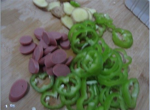青椒豆腐羹步骤2