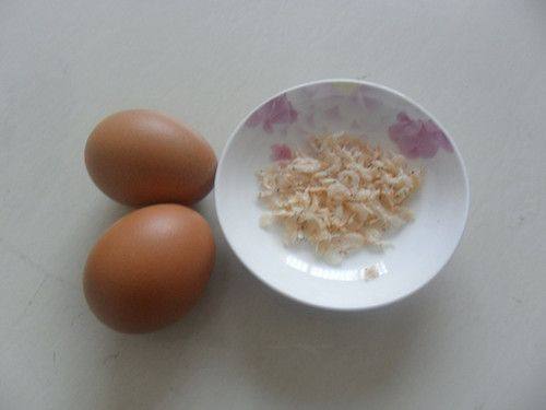 虾皮鸡蛋羹步骤1