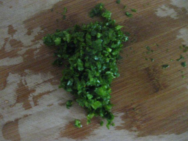 微波青菜鸡蛋羹步骤2