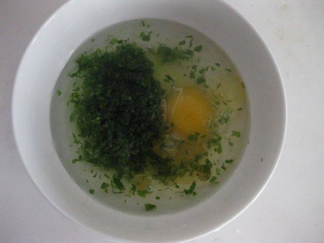 微波青菜鸡蛋羹步骤5