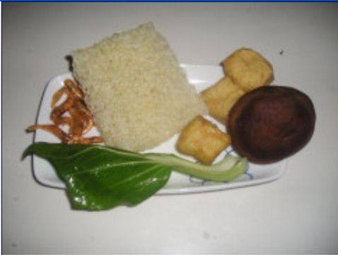 海鲜汁米粉豆泡丁菜羹步骤1