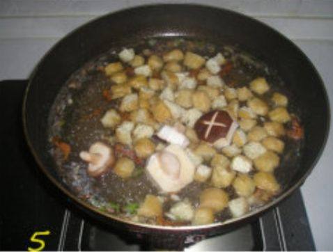 海鲜汁米粉豆泡丁菜羹步骤6