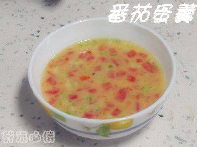 番茄蛋羹步骤2