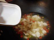 三色豆腐羹步骤16