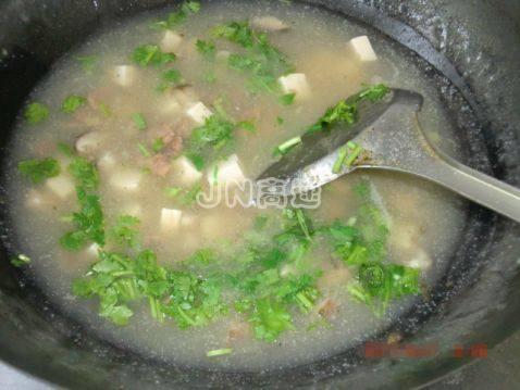 牛肉香菇豆腐羹步骤17