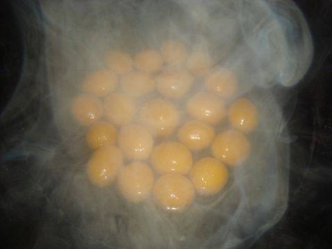 牛奶南瓜圆子羹步骤7