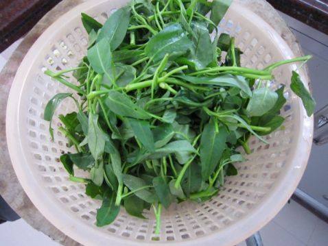 空心菜羹步骤2