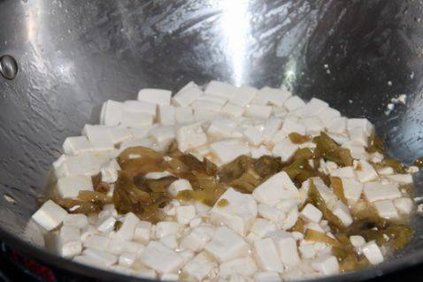 榨菜肉丝豆腐羹步骤4