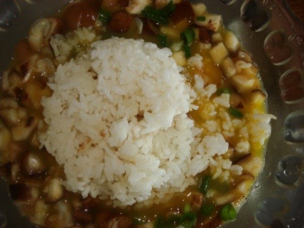 香菇米饭蛋羹步骤3