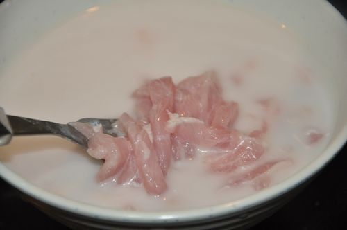 三丁肉丝羹步骤3