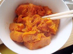 牛奶南瓜羹步骤2