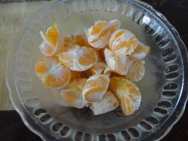 橘子汁步骤2