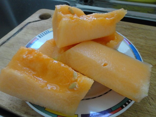 哈密瓜汁步骤2