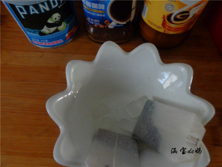 炼乳咖啡奶茶步骤1