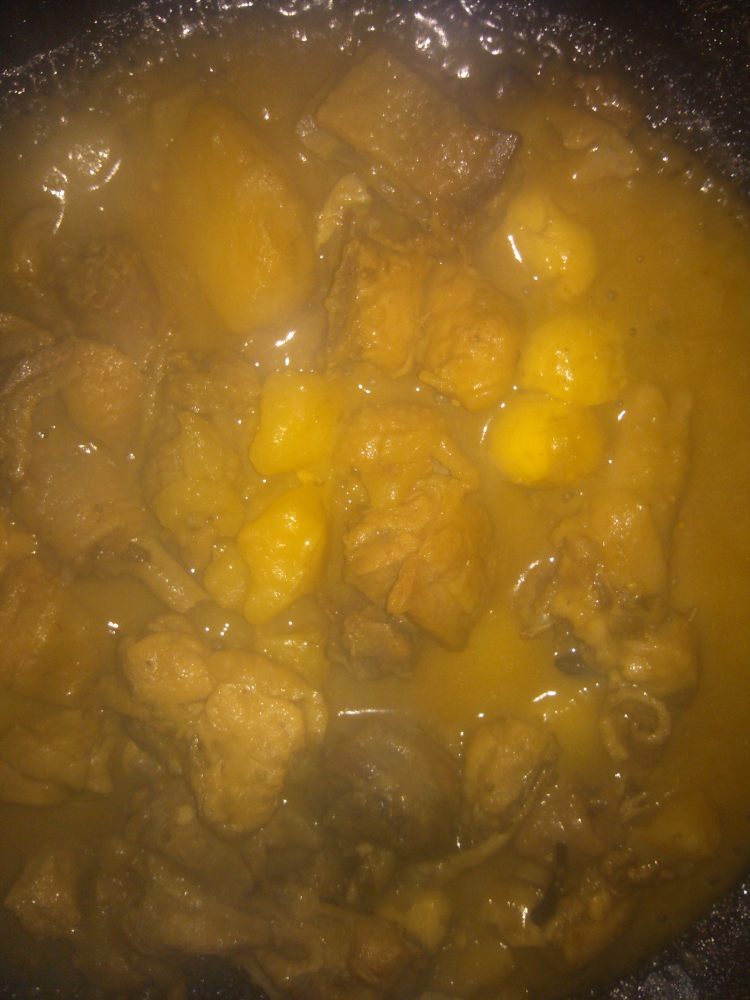 土豆炖鸡步骤6