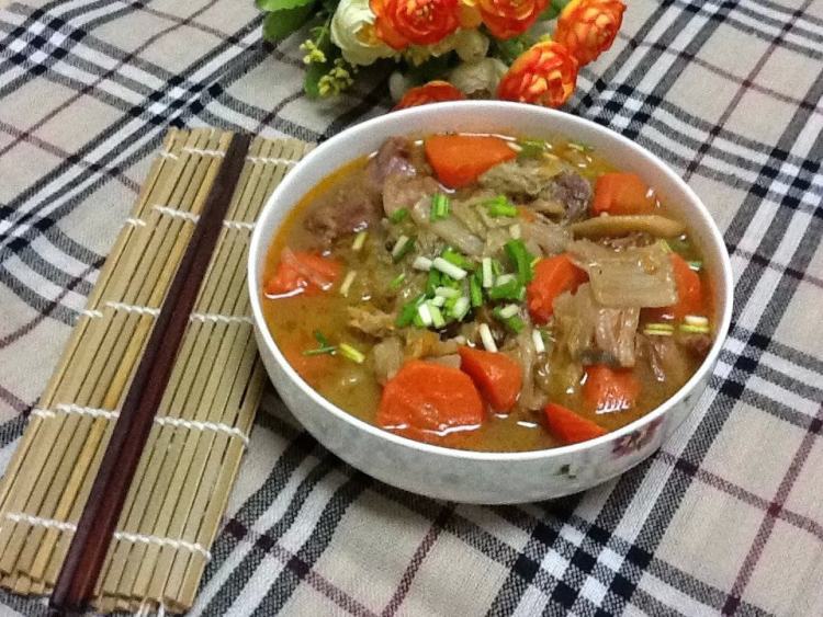 羊肉炖酸菜步骤17