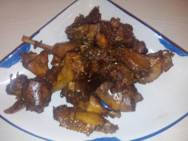 家常炖小笨鸡步骤9