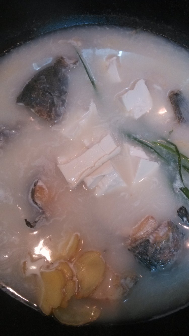 黑鱼豆腐汤步骤9