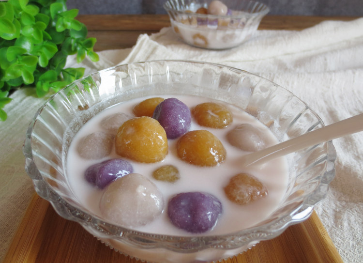 椰香三色芋圆步骤8