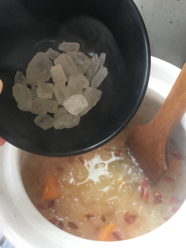 银耳木瓜水步骤7