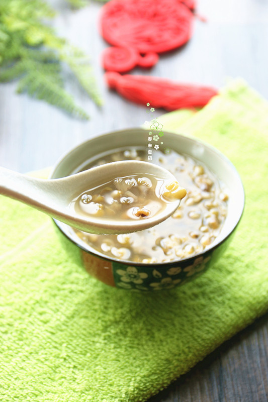 电饭锅绿豆汤步骤7