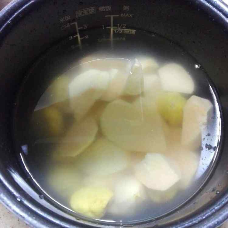 红薯栗子汤步骤4