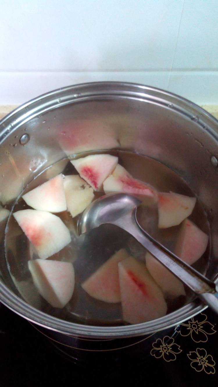 清凉蜜桃饮步骤6