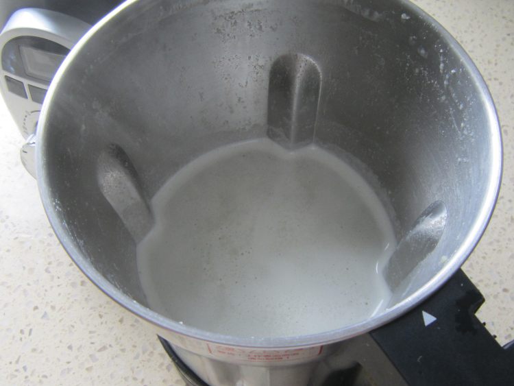 白果绿豆豆浆步骤5