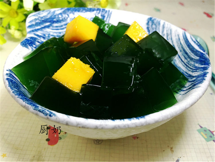 抹茶白凉粉步骤11