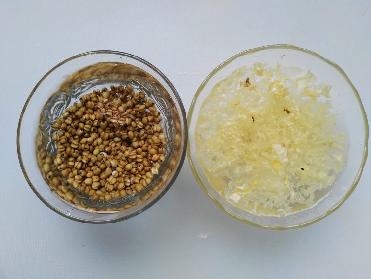 桃胶蔓越莓薏仁羹步骤4