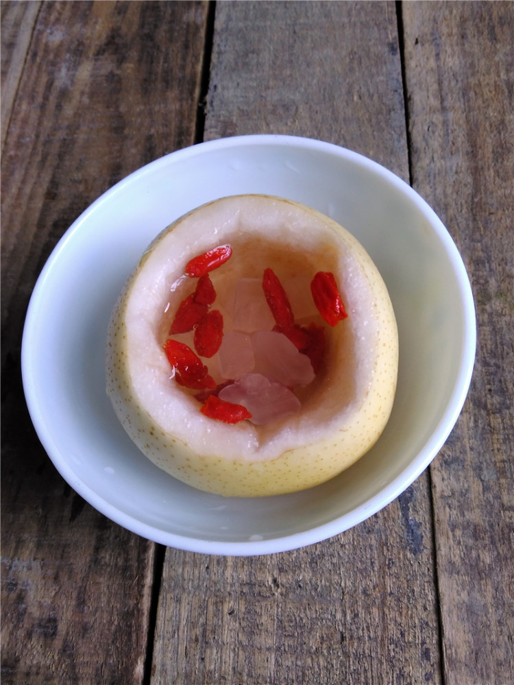 枸杞冰糖梨#新鲜从这步骤6