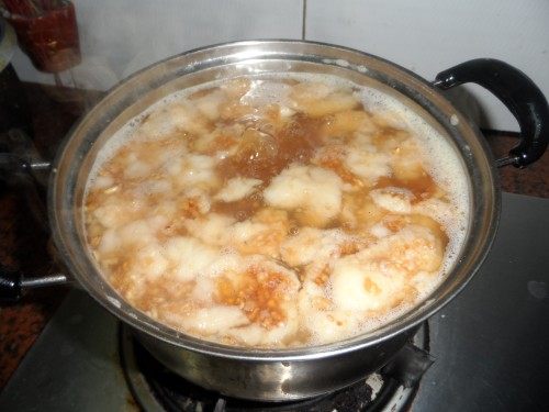 煎堆番薯糖水#多效护步骤6