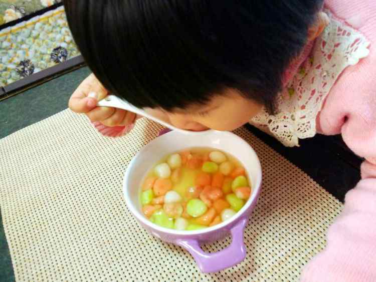 多彩枇杷花小汤圆步骤18