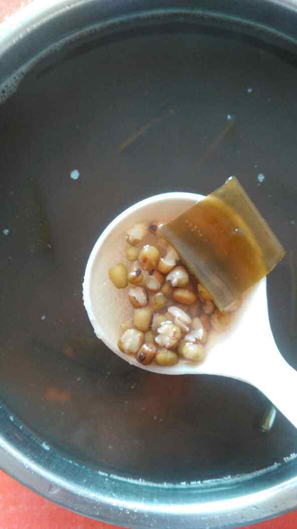 海带绿豆糖水步骤5