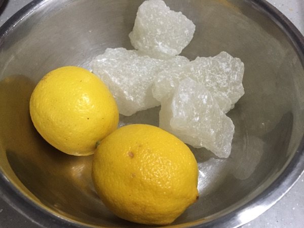 冰糖柠檬陈皮膏步骤1