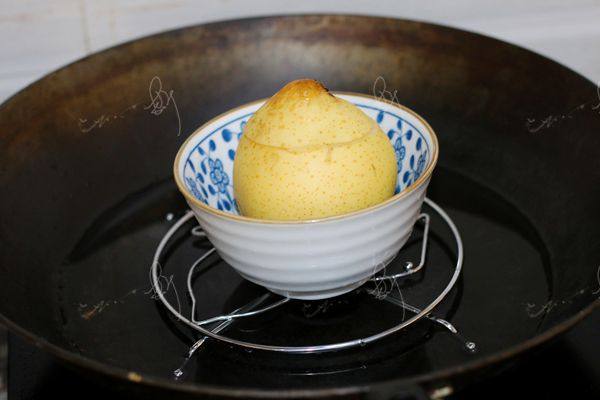 冰糖蒸梨步骤5