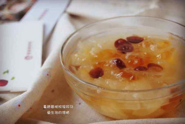 蔓越莓桃胶银耳羹步骤10