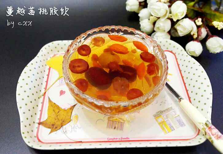 蔓越莓桃胶饮步骤5