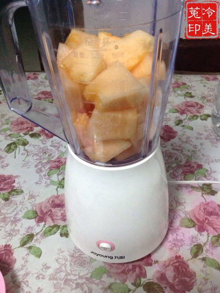 香瓜奶昔步骤7