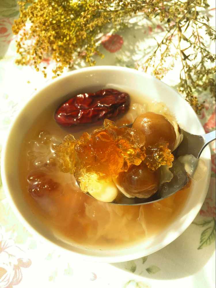 桃胶养颜羹步骤10