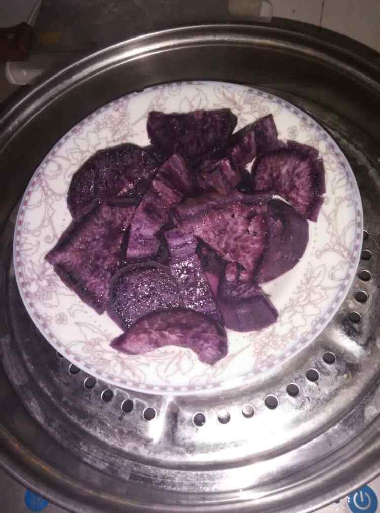 手工紫薯芋圆步骤2