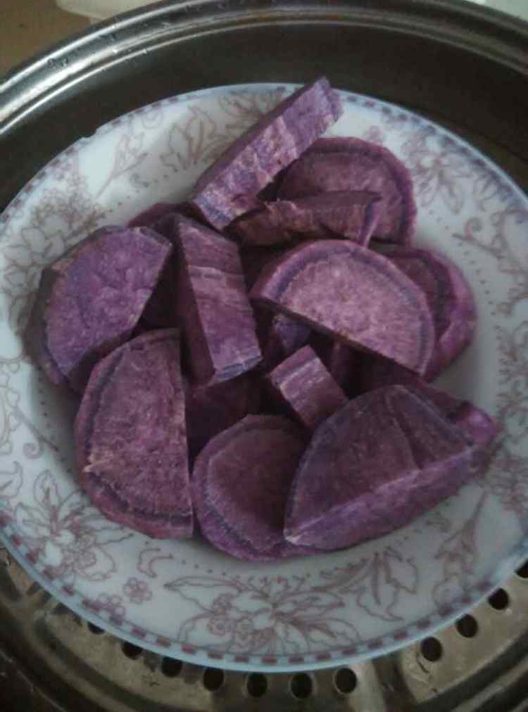 手工紫薯芋圆步骤1