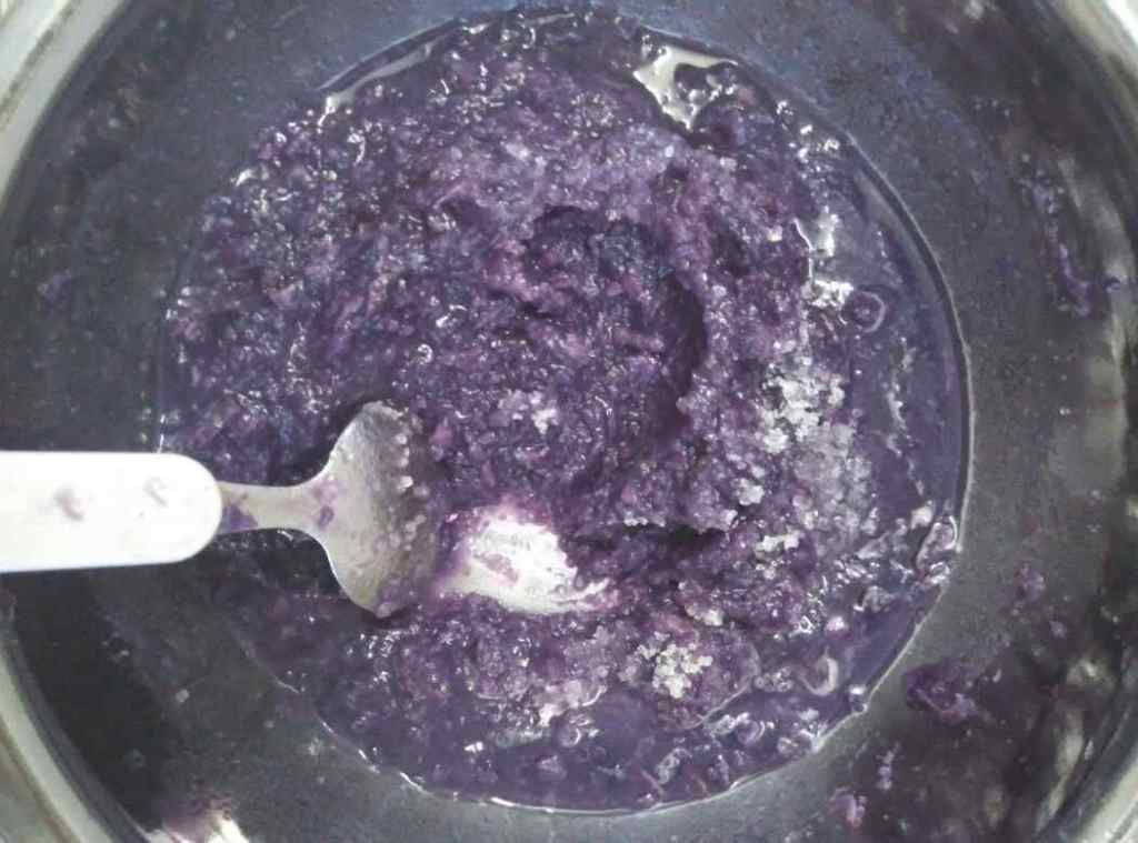 手工紫薯芋圆步骤4