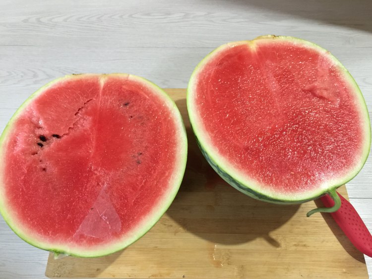 西瓜牛奶饮步骤2