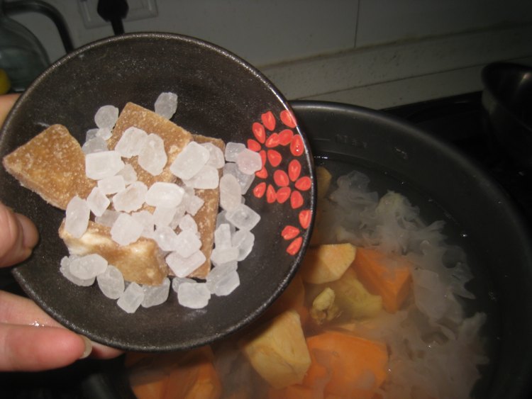 番薯雪耳糖水步骤7